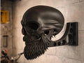 wall helmet holder skull