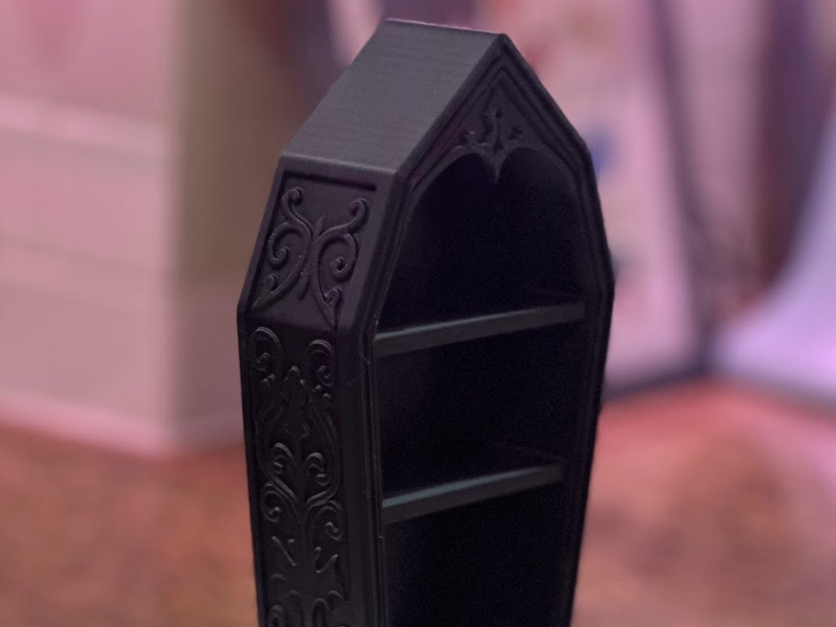 fancy coffin 2 ft high