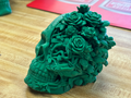 floral skull